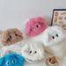 Kids' caps Puppy plush pullover ear cap girl fall winter candy color soft waxy children_viptrois.com