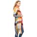 Unisex Autumn-winter thickened loop yarn coarse fringe colorful plaid braid scarf women's shawl_viptrois.com