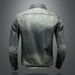 Men's Clothing New High End Distressed Lapel Retro Denim Jacket Slim Fit Handsome Versatile Jacket_viptrois.com