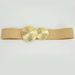 Women's Belts New Women's Long Skirt Belt Dress Belt Skirt Gold Braided Cotton And Linen Metal Buckle Waist Seal_viptrois.com