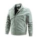 Men's Clothing Thin Jacket Spring and Autumn Coat Men's Large Size Casual Windbreaker Style_viptrois.com