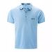 Summer New Men's Short Sleeved Polo Shirt Half Zipper Color Block Pocket Polo Shirt Fashion Casual Polo Collar Shirt_viptrois.com
