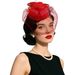 Retro Bridal Headdress - Mesh Hair Accessories With Small Hat & Headband (Stage Performance Hairpin, Vintage Style Hair Decor)_viptrois.com