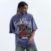 Summer Autumn New American Street Washed Vintage Printed Loose Cotton Unisex Short Sleeve T-Shirt_viptrois.com