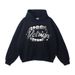 Men's Drop Shoulder Velvet Sweatshirt With Metallic Texture & Letter Print - Comfortable Loose Fit Pullover For Casual Wear_viptrois.com