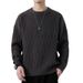 Cross-Border Source Fashion Jacquard Round Neck Thick Knit Sweater For Men Winter New Youth Thickened Warm Base Shirt_viptrois.com