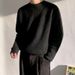 Men's Clothing New Autumn And Winter Solid Color Sweater For Men Couples Round Neck Pullover Loose Knitted Sweater_viptrois.com