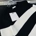 Loom Loom Dark White Autumn Winter European Station Trendy Brand Men's Long Sleeve Round Neck Color Block Large Stripes Warm_viptrois.com