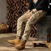 Men's Clothes Overalls Men's Autumn And Winter Outdoor Loose Bunched Feet Casual Pants Function Retro Long Pants_viptrois.com
