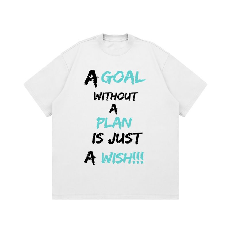 American High Street Graffiti Letter Short-sleeved T-shirt Men's And Women's Same Summer Trendy Casual T-shirt Top_viptrois.com