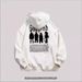 Men's Hip Hop Streetwear Hoodie – Oversized Unisex Pullover With Fleece Lining, Winter Heavyweight Sweatshirt For Couples (Thin & Fleece Options)_viptrois.com