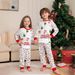 Christmas card solid color Christmas tree printing family Christmas set pajamas_viptrois.com