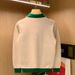 Men's Autumn Light Vertical Striped Knitted Polo Shirt Long-Sleeved Slim Fit Fashion Brand Lapel Sweater For Mature Style_viptrois.com