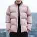 Men's Oversized Cotton Padded Jacket – Korean Streetwear Style Winter Coat With Stand Collar (7 Sizes, 4 Trendy Colors)_viptrois.com