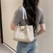 Women's Woven Tote Bag - Large Straw Shoulder Bag For Beach & Vacation_viptrois.com