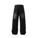 Men's Clothing High Street Deconstructed Stitching Washed Distressed Drape Jeans Men's Fashion Brand Retro Loose Casual Straight Pants_viptrois.com