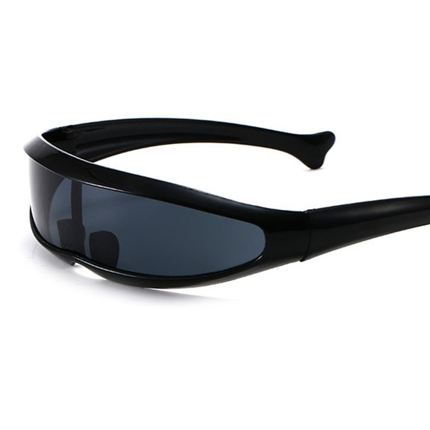 X-Men Style Futuristic Integrated Personality Future Warrior Colorful Electroplated Laser Glasses_viptrois.com