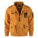 Men's Military Work Jacket With Multiple Pockets - Stylish Outdoor Utility Coat For Casual & Streetwear (XS-3XL, Black/Navy/Beige/Brick Red/Khaki)_viptrois.com