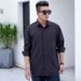 Plus Size Men's Long Sleeve Loose Casual Spring Autumn New Professional Elastic Inch Shirt For Big And Tall Men_viptrois.com