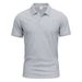 Men's Quick-Dry Polo Shirt Slim Fit Breathable Short Sleeve Golf Shirt Casual Comfortable For Summer_viptrois.com