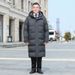 Men's Clothing New Grandfather Thick Warm Coat White Duck Down Elderly Dad Down Jacket Men's Mid Length_viptrois.com