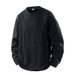 K Sweatshirt Men's Jacquard Long Sleeved T-shirt Large Size Loose Casual Round Neck Pullover Base Shirt_viptrois.com