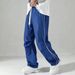 Summer Men's Trendy Versatile Solid Color Drawstring Long Pants Casual American Style Fashion Wholesale Available_viptrois.com