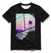 Men's Clothing Vacation Style Short Sleeved Seaside Leisure Printing Coconut Tree Soft High Quality T-Shirt_viptrois.com