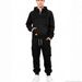 Men's Retro Zip-Up Hoodie & Jogger Set - Fleece-Lined Polyester With Multi-Pocket Design For Streetwear & Gym( M-XXXXL)_viptrois.com