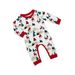 Christmas tree deer full of flowers Christmas family dress printed home clothes pajamas_viptrois.com