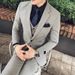 CT Casual Set For Men, Youth Groomsmen Wedding Suit, Trendy Korean Slim Fit British Style Small Suit_viptrois.com