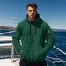 Hot Sale Men's Solid Color Zipper Sweater Sports Leisure European Size Hoodie Cardigan Jacket_viptrois.com
