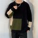 Sweater, men's fashion brand, contrasting color, loose inner layer, base knit sweater, autumn and winter new styles, men's casual clothes_viptrois.com