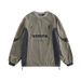 Functional Style Color Blocked Waterproof Outdoor Sports Top, Men's And Women's Loose Casual Hoodie_viptrois.com