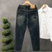 Men's Clothing High Quality Ripped Embroidered Jeans Trendy Loose Flared Pants Spring And Summer Cool Trousers_viptrois.com