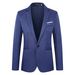 Men's Clothing Spring Foreign Trade Men's Slim Suit Korean Style Solid Color Single Breasted Suit Jacket Young Men_viptrois.com