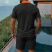 Summer Men's Polo Shirt And Shorts Set European American Style Casual Sportswear Trendy Two-Piece Clothing Short Sleeved_viptrois.com