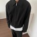 Gray Short Padded Shoulder Lapel Blazer For Men Korean Style Simple High-end Loose Casual Versatile Jacket Top_viptrois.com