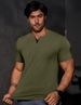 Dokotoo Men's Henley Shirt Short Sleeve Summer Casual V-Neck Cotton T-Shirt_viptrois.com