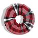 New British Style Classic Plaid Pattern Elastic Cotton Scrunchie Simple Curler Fashion Hair Accessory_viptrois.com