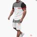 Men's Clothing Summer New Men's Casual T Shirt Shorts Two Piece Set Printed Youth Sportswear T Shirt Suit_viptrois.com