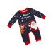 Christmas Santa Fawn Alphabet Christmas Family suit printed homewear sleep_viptrois.com