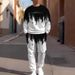 Stylish 3D Digital Print Hoodie & Pants Set - Trendy Two-Piece Outfit With Comfortable Round Neck Design_viptrois.com