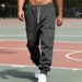 Men's Fleece Cargo Pants – Winter Workwear Trousers With Multi-Pockets & Stretch Fit (S-XXXL)_viptrois.com