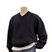 Autumn new knitted sweater top for men, solid color, simple, casual, lazy, trendy and fashionable men's sweater_viptrois.com