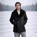 Men's Clothing Woolen Coat Double Breasted Sheepskin Collar Men's Jacket Slim Fit Woolen Coat_viptrois.com
