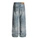 Men's Clothing And Women's High End Retro Digital Printing Chain Design Men's Loose Jeans_viptrois.com