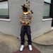New 2025 American Street Style Men's Hoodie Hip Hop Striped Print Loose Casual Long Sleeve Sweatshirt_viptrois.com