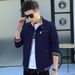Men’s Slim-Fit Workwear Jacket – Korean Style Lightweight Cotton Coat With Stand Collar (Casual, Zipper Closure, Ribbed Hem, Urban & Outdoor)_viptrois.com