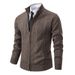 Men’s Slim-Fit Zip-Up Knit Sweater Jacket – Stylish Autumn Pullover With Stand Collar (Sizes M-3XL)_viptrois.com